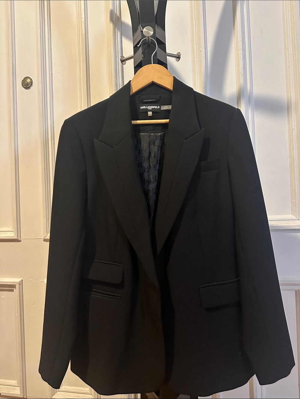 Karl Lagerfeld Black Women's Tailored Blazer